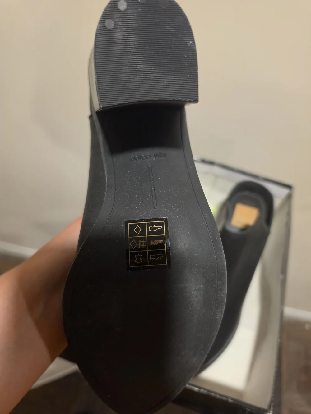 Dolce Vita Men's Black Slip-On Leather Shoes